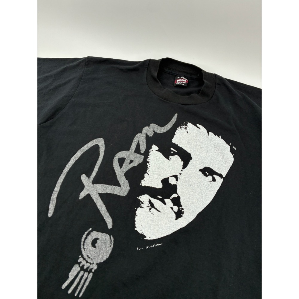 VTNG Ram Herrera Tejano Single Stitch T-Shirt USA Made Black Size Large